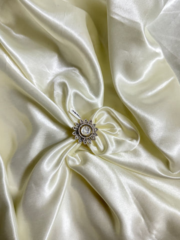 Victorian White Lily Diamond Ring