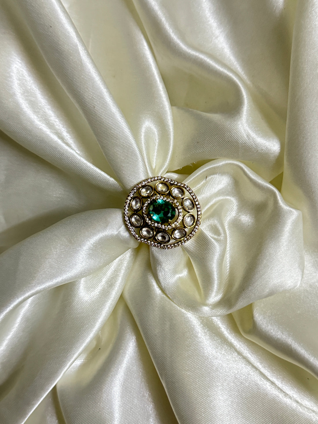 Victorian Serenity Aquamarine Ring