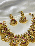 Kemp Guttapusalu Temple Necklace - Jewels by Meena