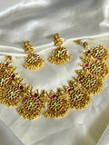Kemp Guttapusalu Temple Necklace - Jewels by Meena
