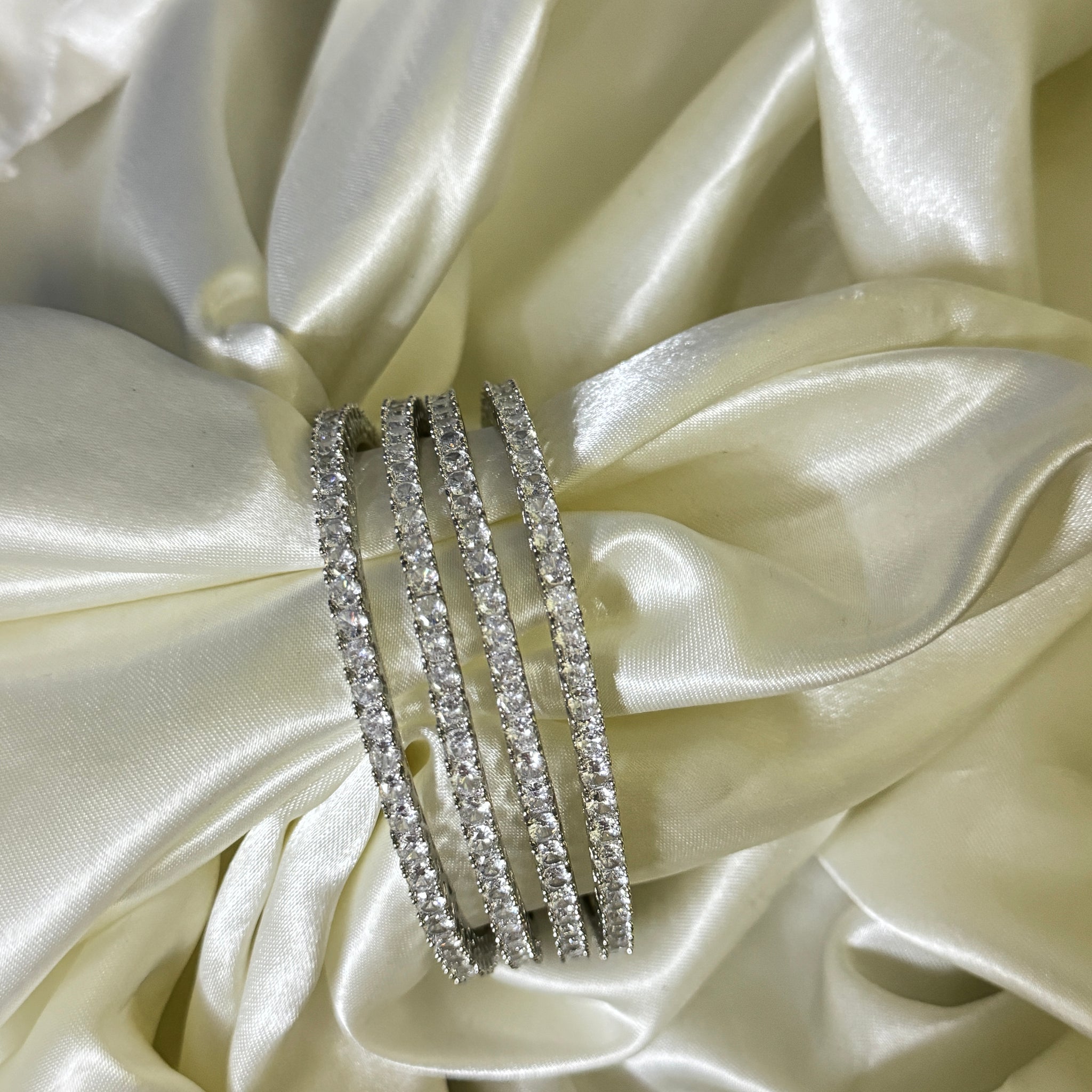 Timeless Elegance American Diamond Bangles