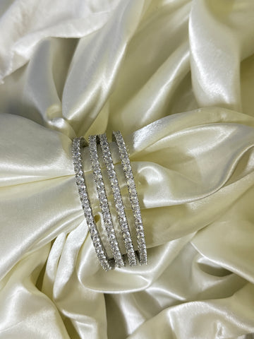 Timeless Elegance American Diamond Bangles