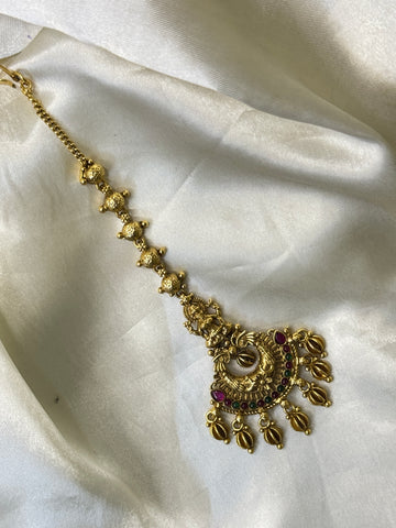 Antique Lakshmi Maangtikka with Traditional Craftsmanship
