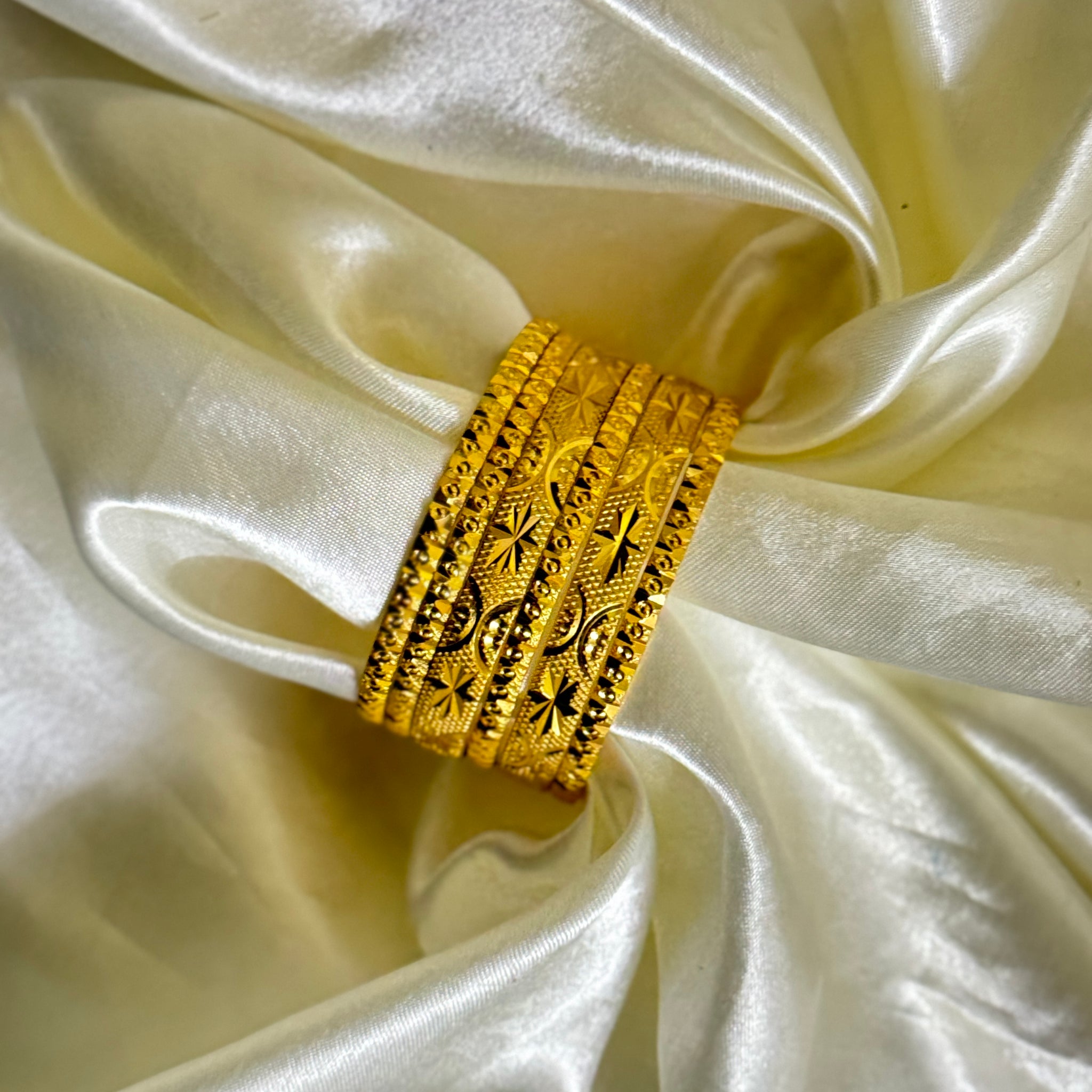 Delicate Golden Bangles