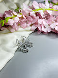 Chic AD Earrings with Radiant Crystal Accents