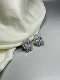 Sparkling Clear Stone Earrings - Effortless Glamour