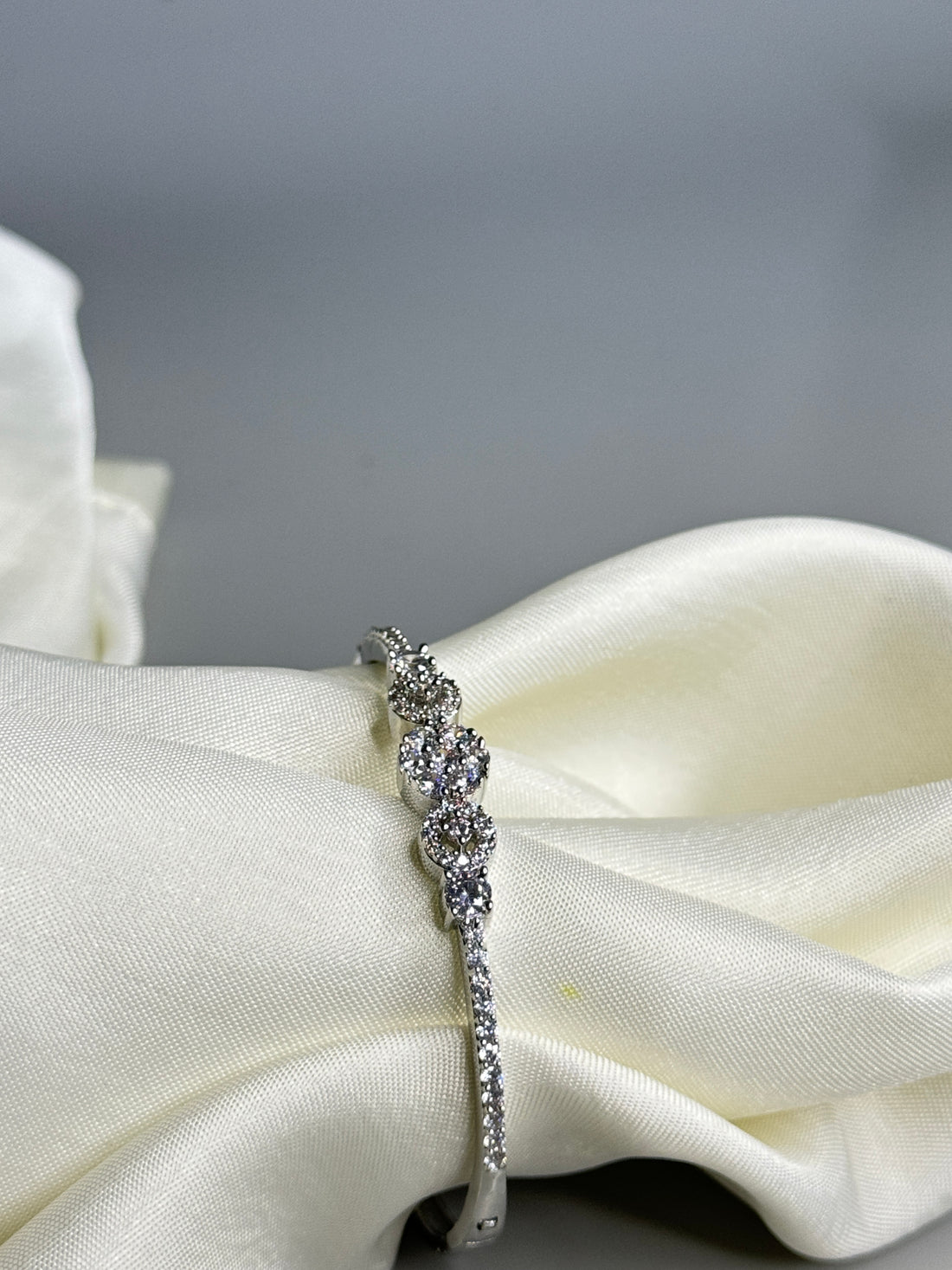 "Charming Crystal Finish Bracelet - Timeless Beauty"