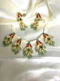 Pearl Chain with Butterfly Pendant Pachi Kundan - Jewels by Meena