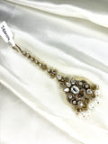 Minimal Victorian Moissanite Maangtikka - Jewels by Meena