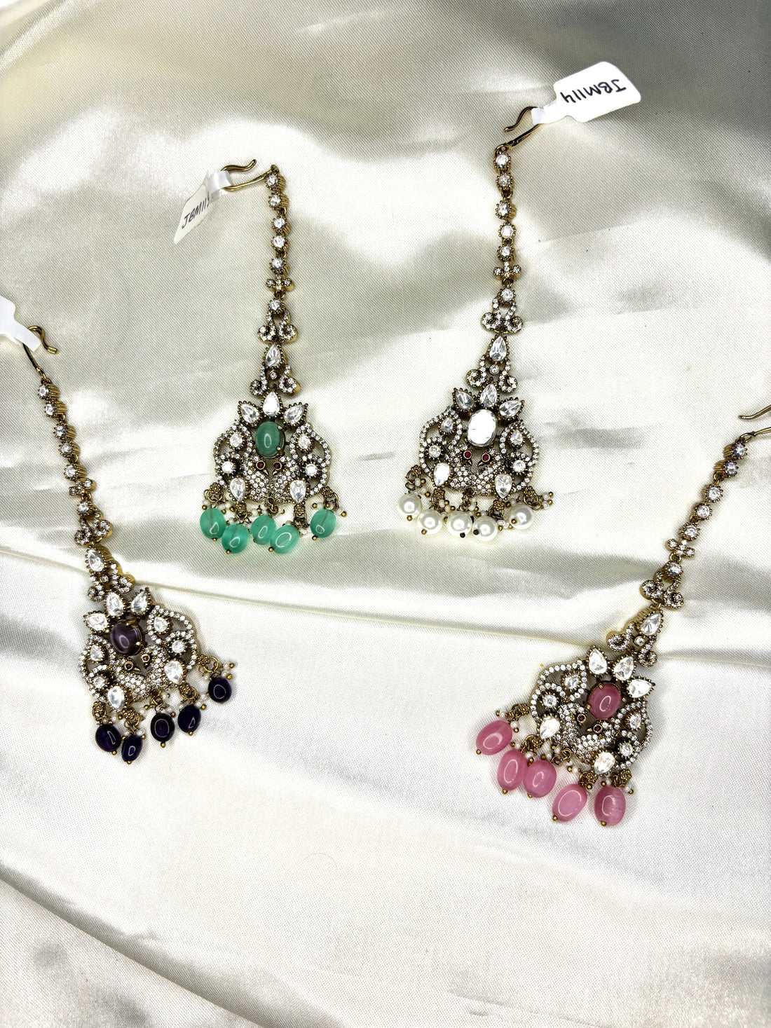 Minimal Victorian Moissanite Maangtikka - Jewels by Meena