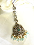 Peacock Victorian AD Maangtikka - Jewels by Meena