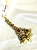 Jadau Victorian Teardrop Maangtikka - Jewels by Meena