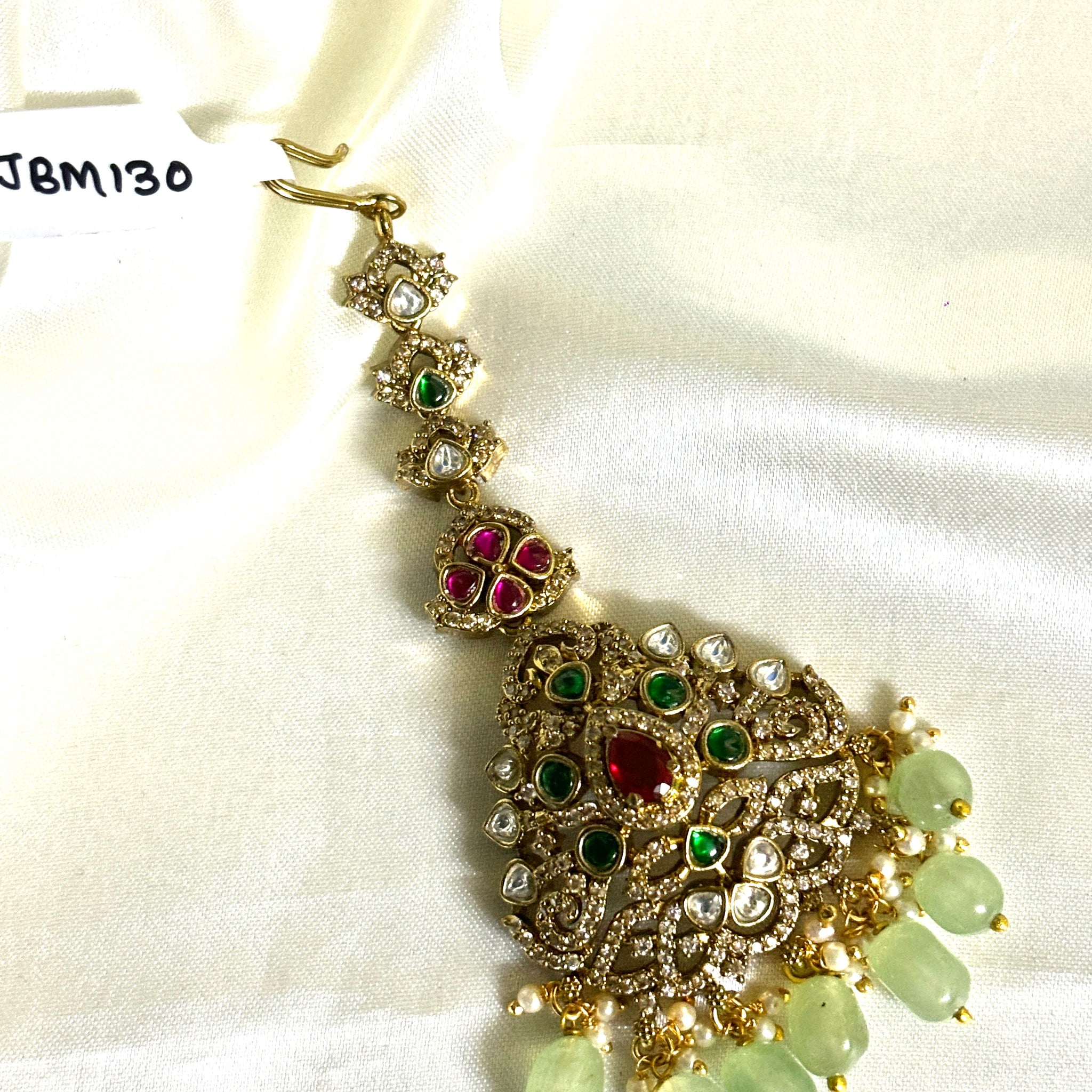 Jadau Victorian Bridal Maangtikka - Jewels by Meena