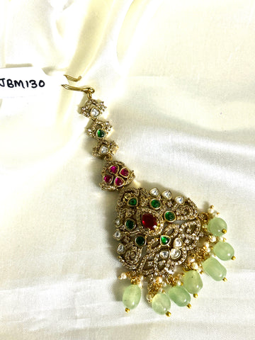 Jadau Victorian Bridal Maangtikka - Jewels by Meena
