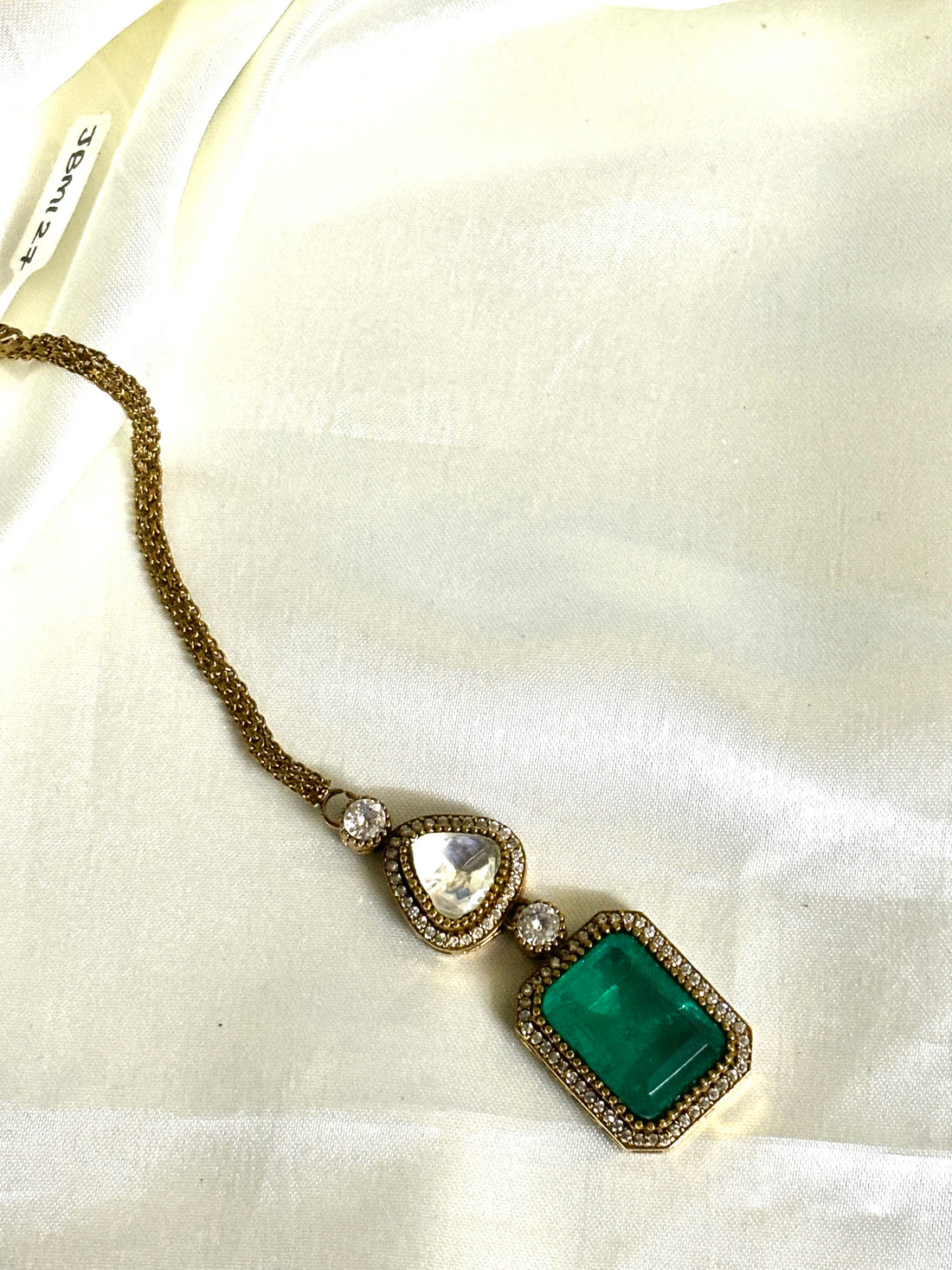 Polki Doublet Victorian Maangtikka - Jewels by Meena