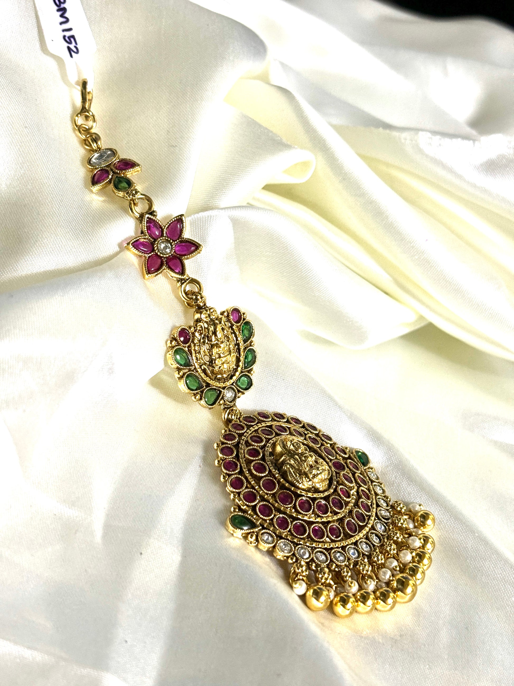 Lakshmi Kemp Maangtikka Golden - Jewels by Meena