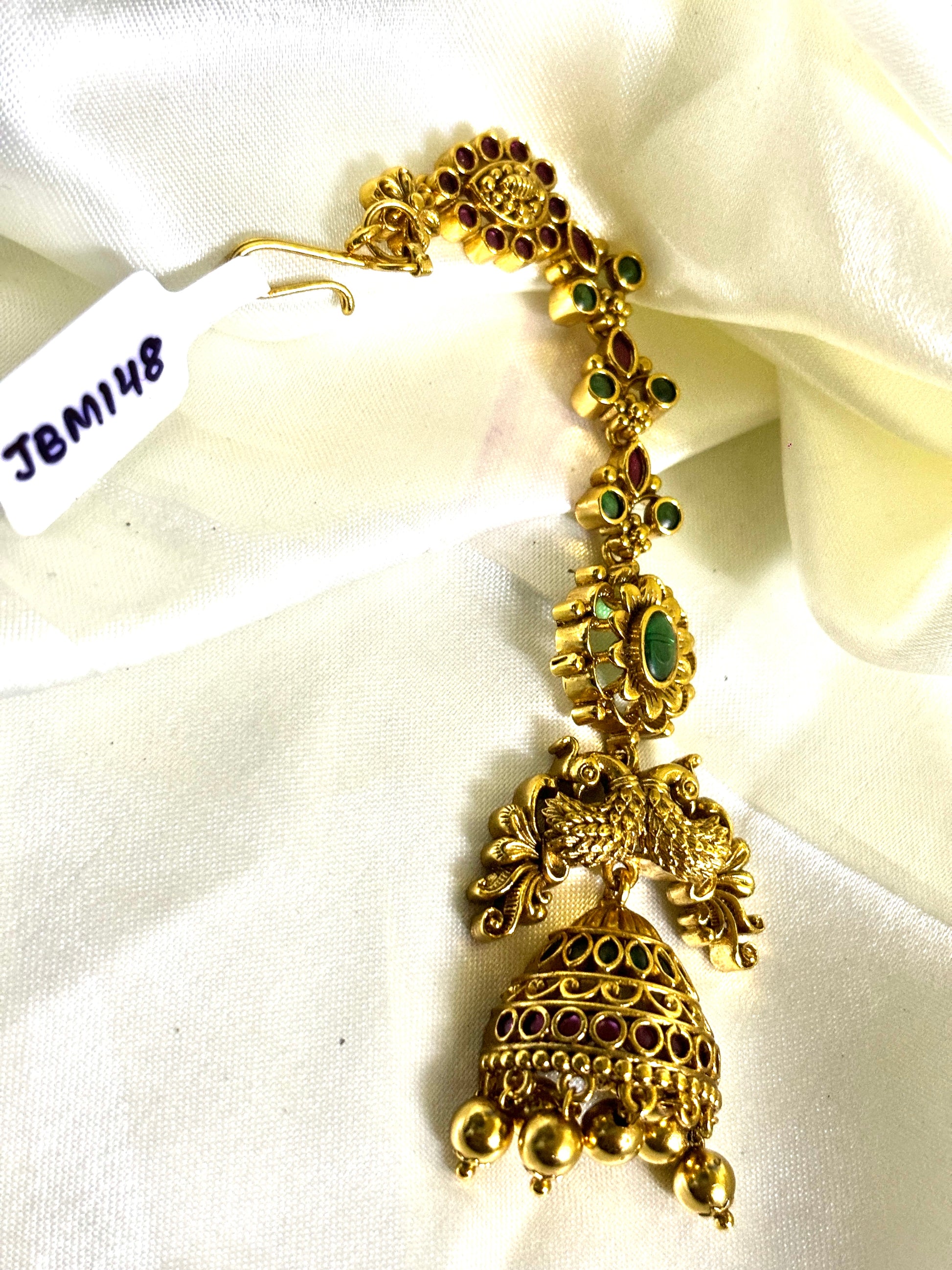Elegant Jhumka Design Maangtikka - Jewels by Meena