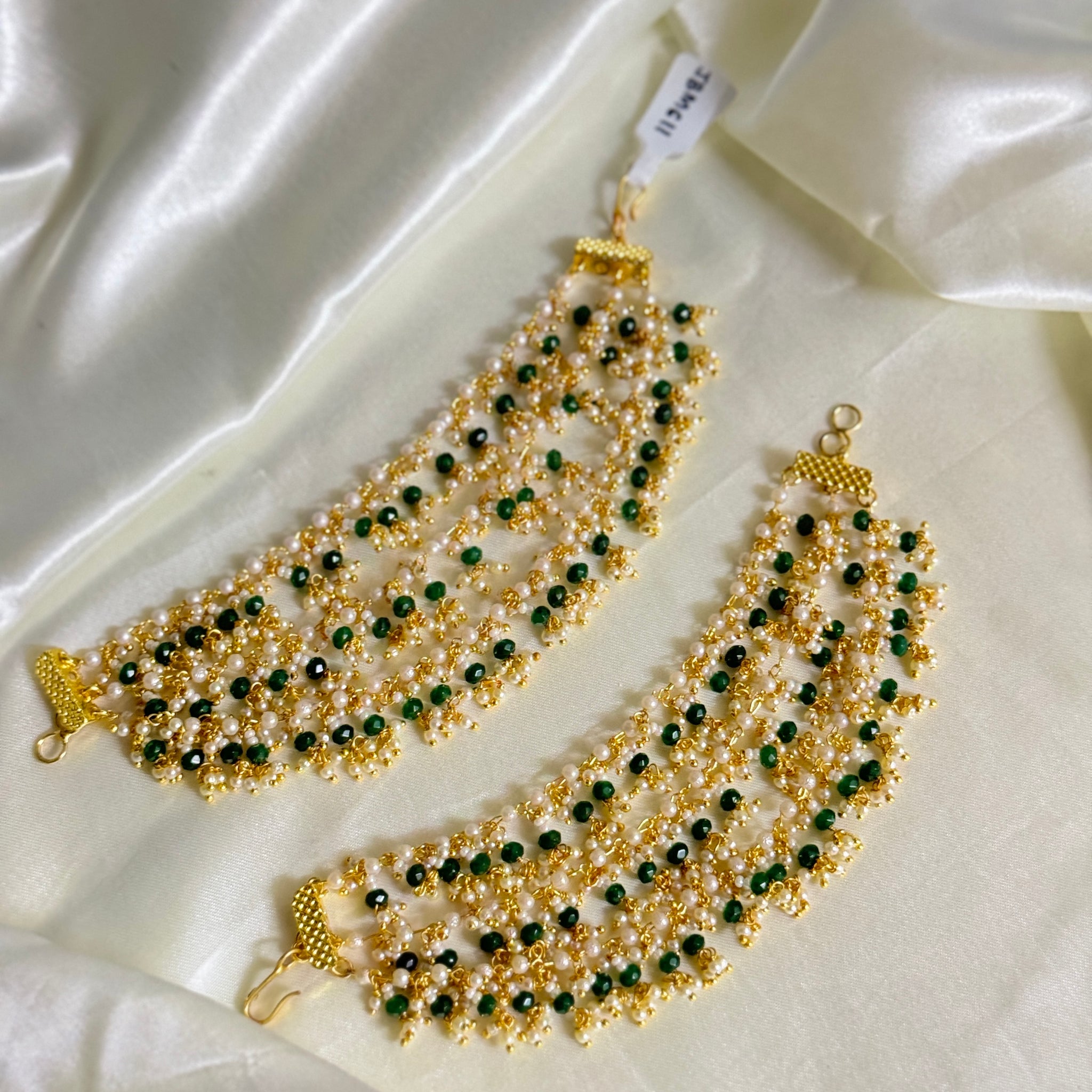 Exquisite Pachi Kundan EarChain